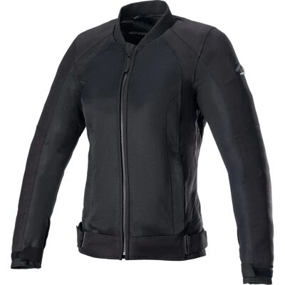Chaqueta de moto femenina negra de Alpinestars - con ventilación y Tech-Air Chaqueta de moto femenina negra de Alpinestars - con ventilación y Tech-Air