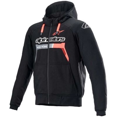 Giacca in tessuto per moto Alpinestars Chrome Ignition - Nero e rosso Giacca in tessuto per moto Alpinestars Chrome Ignition - Nero e rosso