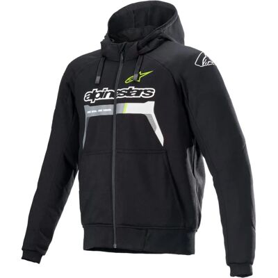 Chaqueta de Tela para Motocicleta Alpinestars Chrome Ignition - Negro/Amarillo - 2XL Chaqueta de Tela para Motocicleta Alpinestars Chrome Ignition - Negro/Amarillo - 2XL