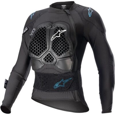 Chaqueta de motocicleta Alpinestars 6516823-1079-S - Negro, Cian Chaqueta de motocicleta Alpinestars 6516823-1079-S - Negro, Cian