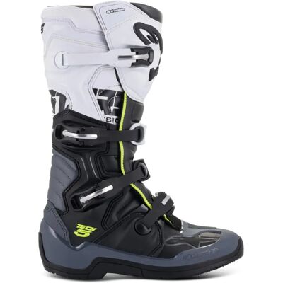 Alpinestars Tech 5 Naranja Fluorescente / Azul Esmalte / Amarillo Fluorescente - Botas de Motocross Alpinestars Tech 5 Naranja Fluorescente / Azul Esmalte / Amarillo Fluorescente - Botas de Motocross