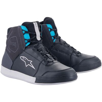 Bottes Alpinestars Stella Chrome WP - noir/bleu Bottes Alpinestars Stella Chrome WP - noir/bleu