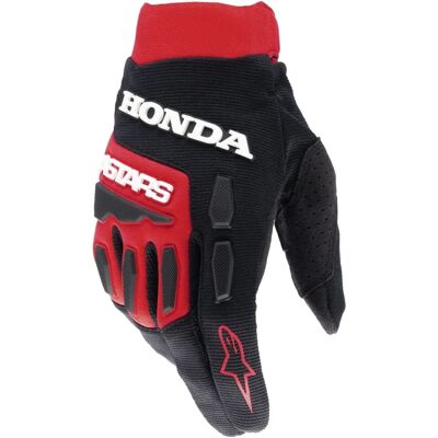 Guantes de Motocross Alpinestars Full Bore Honda - Rojo y Negro - M Guantes de Motocross Alpinestars Full Bore Honda - Rojo y Negro - M