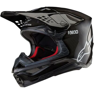 Casco Supertech S-M10 de Alpinestars - Resistente a impactos, Ligero, Negro Casco Supertech S-M10 de Alpinestars - Resistente a impactos, Ligero, Negro
