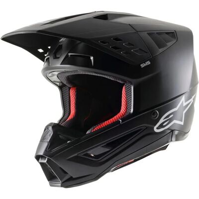 Casco S-M5 Solido di Alpinestars - Leggero e resistente - Nero Casco S-M5 Solido di Alpinestars - Leggero e resistente - Nero