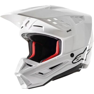 Casco Blanco S-M5 de Alpinestars - Equipo de Motocross Casco Blanco S-M5 de Alpinestars - Equipo de Motocross