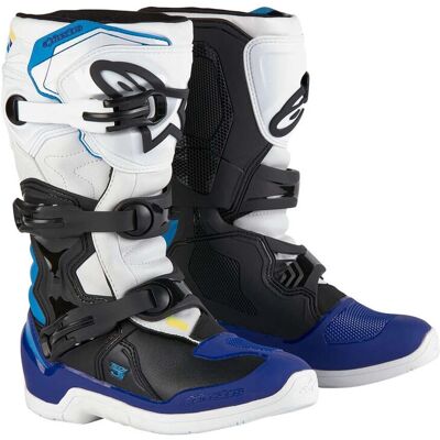 Bota Juvenil Alpinestars Tech 3S - negro/blanco/azul Bota Juvenil Alpinestars Tech 3S - negro/blanco/azul