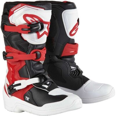 Botas Tech 3S Juvenil de Alpinestars - Certificación CE, Microfibra Ligera, Protección contra impactos Botas Tech 3S Juvenil de Alpinestars - Certificación CE, Microfibra Ligera, Protección contra impactos