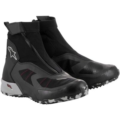 Alpinestars CR-8 Gore-Tex Zapatos de Motocross - Negro-Gris-Rojo - 9.5 Alpinestars CR-8 Gore-Tex Zapatos de Motocross - Negro-Gris-Rojo - 9.5