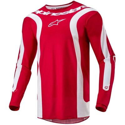 Alpinestars Lurv Rot/Weiß T-Shirt - Motorradbekleidung Alpinestars Lurv Rot/Weiß T-Shirt - Motorradbekleidung
