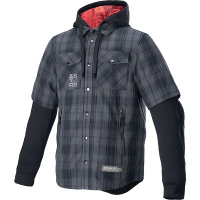 Giacca Camicia Tartan Mo.st.eq di Alpinestars - Grigio/Nero - 3XL - Giacca motociclistica Giacca Camicia Tartan Mo.st.eq di Alpinestars - Grigio/Nero - 3XL - Giacca motociclistica