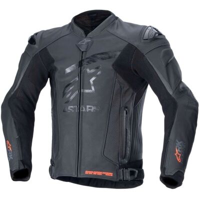 Chaqueta de cuero de moto Alpinestars GP Plus R V4 Rideknit - Negro - 52 Chaqueta de cuero de moto Alpinestars GP Plus R V4 Rideknit - Negro - 52