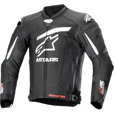 Alpinestars GP Plus R V4 Rideknit Chaqueta de cuero de moto perforada - Negro Blanco (52) Alpinestars GP Plus R V4 Rideknit Chaqueta de cuero de moto perforada - Negro Blanco (52)