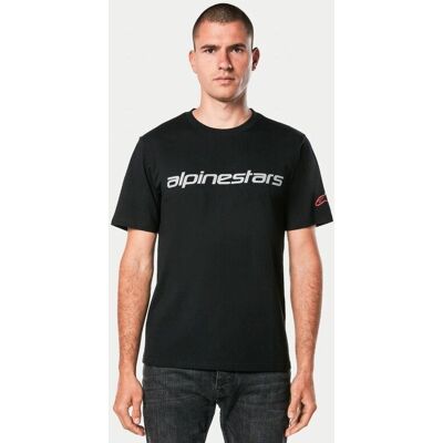 Alpinestars Linear Wordmark 2.0 CSF T-shirt Noir - Publicité Alpinestars Linear Wordmark 2.0 CSF T-shirt Noir - Publicité