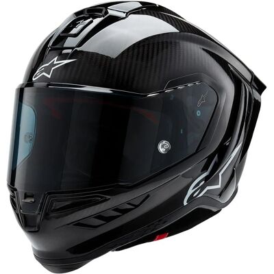 Alpinestars Supertech Motorcycle Helmet - Carbon Black - M Alpinestars Supertech Motorcycle Helmet - Carbon Black - M