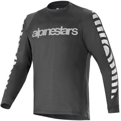 Alpinestars A-Dura Dri Oscar Jersey - Langarm Schwarz Reflektiv - Trikot Alpinestars A-Dura Dri Oscar Jersey - Langarm Schwarz Reflektiv - Trikot