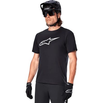 Alpinestars A-Dura Dri Oscar Jersey - Kurzarm Schwarz Reflektierend Alpinestars A-Dura Dri Oscar Jersey - Kurzarm Schwarz Reflektierend