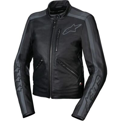Giacca in pelle Alpinestars Stella Dyno - nera Giacca in pelle Alpinestars Stella Dyno - nera