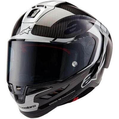 Alpinestars Supertech R10 - Element Carbon noir/argent - Publicité Alpinestars Supertech R10 - Element Carbon noir/argent - Publicité