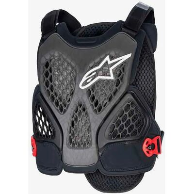 Alpinestars A-6 PLASMA Fahrrad Protektorenweste - Schwarz Rot - M Alpinestars A-6 PLASMA Fahrrad Protektorenweste - Schwarz Rot - M