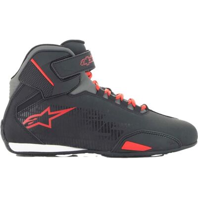 Alpinestars Sektor Stiefel - schwarz/hellrot Alpinestars Sektor Stiefel - schwarz/hellrot