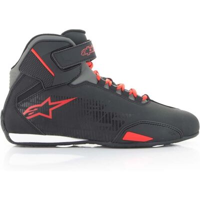 Alpinestars Sektor 2024 Motorrad Schuhe - Schwarz Rot Alpinestars Sektor 2024 Motorrad Schuhe - Schwarz Rot