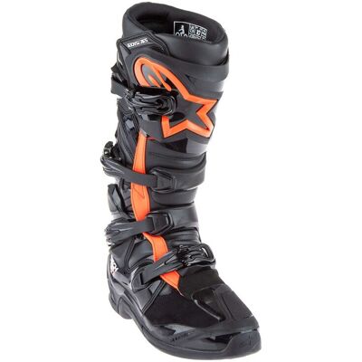 Stivale Alpinestars Tech 7 - nero/rosso fluo Stivale Alpinestars Tech 7 - nero/rosso fluo