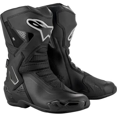 Bottes de moto Alpinestars SMX-6 V3 Drystar - Noir Argent - Bottes de moto - Publicité Bottes de moto Alpinestars SMX-6 V3 Drystar - Noir Argent - Bottes de moto - Publicité