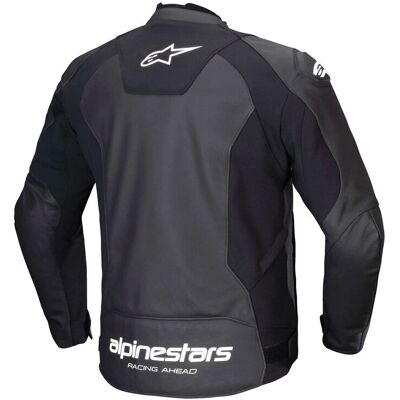 Veste en Cuir Alpinestars Faster V3 - noir/blanc Veste en Cuir Alpinestars Faster V3 - noir/blanc