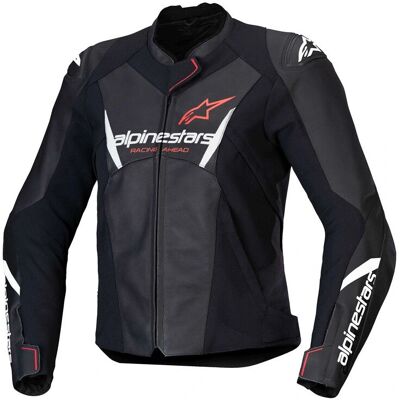 Chaqueta de Cuero Alpinestars Stella Faster V3 - negro/blanco/rosa Chaqueta de Cuero Alpinestars Stella Faster V3 - negro/blanco/rosa