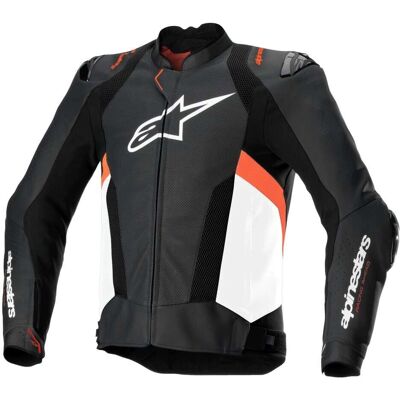 Giacca Moto Alpinestars - V3 Airflow - Pelle Premium, Protezioni CE Giacca Moto Alpinestars - V3 Airflow - Pelle Premium, Protezioni CE
