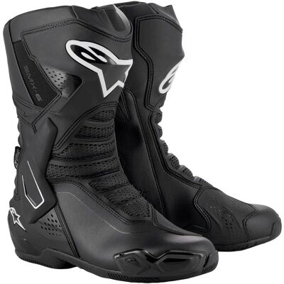 Bottes Alpinestars SMX-6 V3 Drystar - Noir et rouge - Publicité Bottes Alpinestars SMX-6 V3 Drystar - Noir et rouge - Publicité