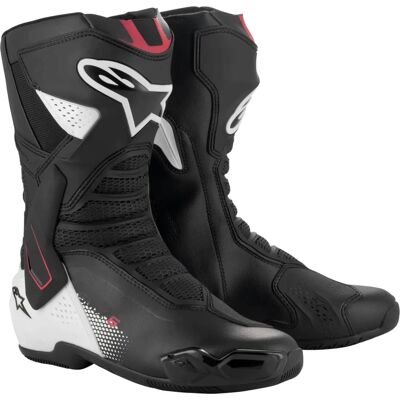 Alpinestars - Motorradstiefel SMX-6 V3 Schwarz-Weiß-Rot - Motorradbekleidung Alpinestars - Motorradstiefel SMX-6 V3 Schwarz-Weiß-Rot - Motorradbekleidung