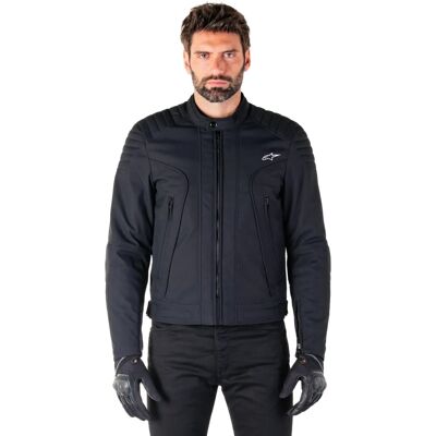 Veste Moto Imperméable Clayton WR d'Alpinestars - Protection Impact CE - Publicité Veste Moto Imperméable Clayton WR d'Alpinestars - Protection Impact CE - Publicité