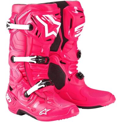 Botas de Cross Alpinestars Tech 10 Diva Rosa - Botas de Motocross Botas de Cross Alpinestars Tech 10 Diva Rosa - Botas de Motocross