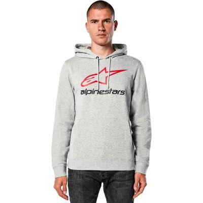 Sudadera con capucha Alpinestars - Always V3 - Gris Rojo Negro Sudadera con capucha Alpinestars - Always V3 - Gris Rojo Negro