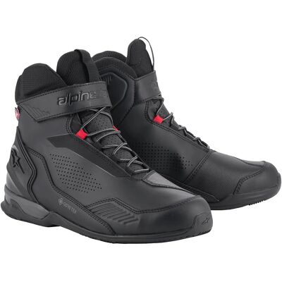 Botas de Motocicleta Impermeables Alpinestars - Negro y Gris Oscuro - 7.5 Botas de Motocicleta Impermeables Alpinestars - Negro y Gris Oscuro - 7.5