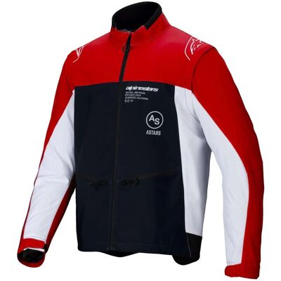 Giacca Softshell Lite-Dura Alpinestars - nera/rossa brillante/bianca Giacca Softshell Lite-Dura Alpinestars - nera/rossa brillante/bianca