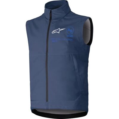 Chaleco Alpinestars Techstar Softshell - Azul Marino - Cortaviento - Ligero - Equipo MX Chaleco Alpinestars Techstar Softshell - Azul Marino - Cortaviento - Ligero - Equipo MX