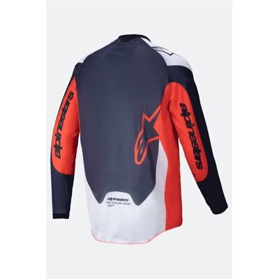 ALPINESTARS Pro-Dura Marine / Heiß Orange / Weiß Cross-Pullover ALPINESTARS Pro-Dura Marine / Heiß Orange / Weiß Cross-Pullover
