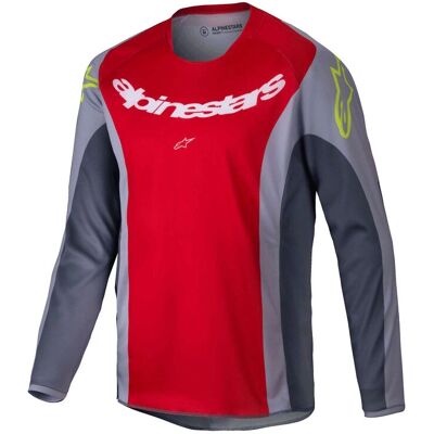 Alpinestars Enfant Racer Melt Rouge Gris - T-shirt Enfant Cross - Publicité Alpinestars Enfant Racer Melt Rouge Gris - T-shirt Enfant Cross - Publicité