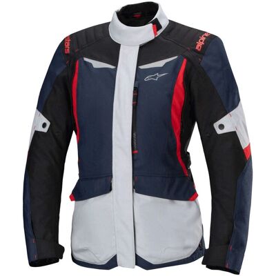 Alpinestars Chaqueta de Moto Mujer Stella ST-1 Waterproof Azul Oscuro-Negro-Rojo Brillante Alpinestars Chaqueta de Moto Mujer Stella ST-1 Waterproof Azul Oscuro-Negro-Rojo Brillante