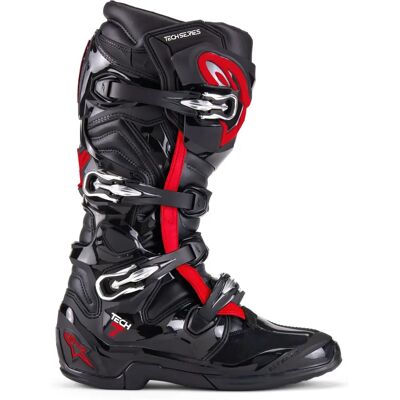 Botas Offroad Alpinestars Tech 7 Negro/Rojo Fluo Botas Offroad Alpinestars Tech 7 Negro/Rojo Fluo