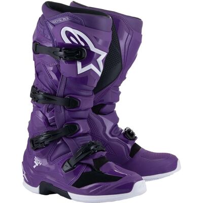 Botas de Motocross Offroad Alpinestars Tech 7 Violeta Botas de Motocross Offroad Alpinestars Tech 7 Violeta