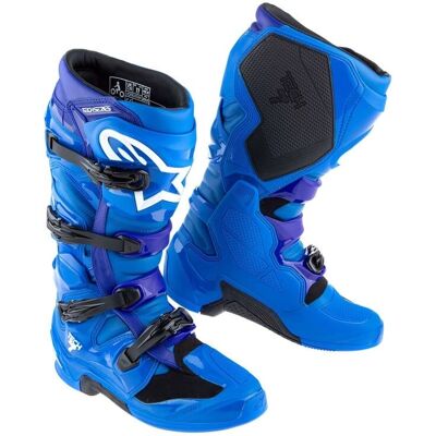 Botas de Motocross Alpinestars Tech 7 Azules - Botas de Moto Botas de Motocross Alpinestars Tech 7 Azules - Botas de Moto