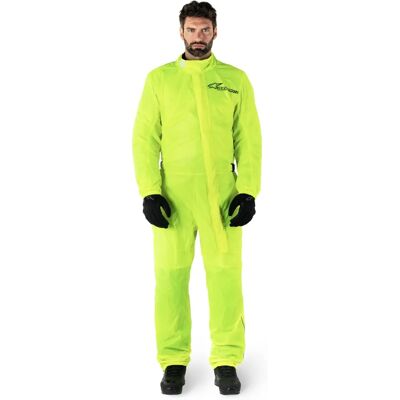 Alpinestars Hurricane Rain V2 Yellow Fluorescent Waterproof Suit - Rain Suit Alpinestars Hurricane Rain V2 Yellow Fluorescent Waterproof Suit - Rain Suit