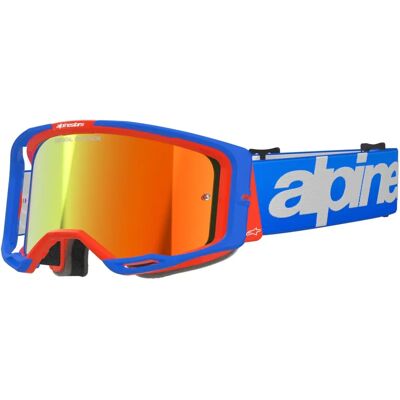 Lunettes de sport Alpinestars Vision 8 Wordmark Bleu Orange - Publicité Lunettes de sport Alpinestars Vision 8 Wordmark Bleu Orange - Publicité