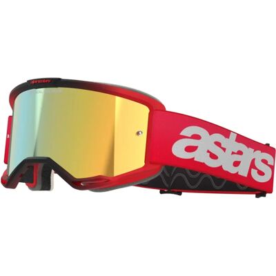 Gafas de Motocross Alpinestars Vision 5 Blaze Rojo - Espejo Dorado Gafas de Motocross Alpinestars Vision 5 Blaze Rojo - Espejo Dorado