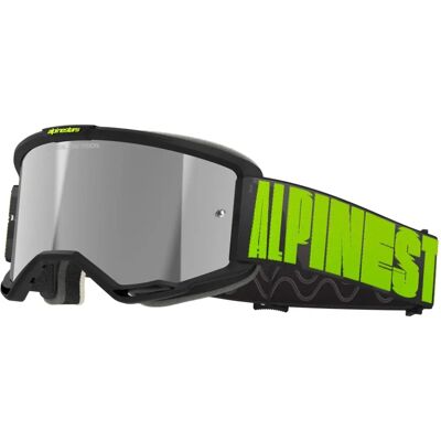 Alpinestars Vision 5 Hollow Grau-Gelb Spiegelbrille - Motocrossbrille Alpinestars Vision 5 Hollow Grau-Gelb Spiegelbrille - Motocrossbrille