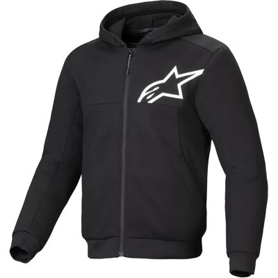 Alpinestars Sudadera de Moto Chrome V2 Sport Negro-Blanco Alpinestars Sudadera de Moto Chrome V2 Sport Negro-Blanco